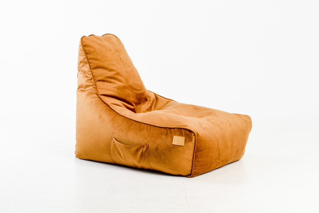 Sėdmaišis Seat Velour Plus, geltonas